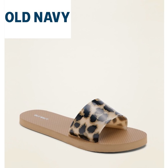 old navy jelly slide flip flops